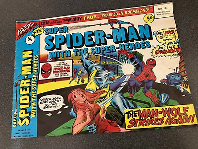 Buy Super Spider-man With The Super-heroes #174 09/06/1976 Inc Thor, Iron Man • 2.99£