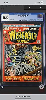 Buy MARVEL SPOTLIGHT #4 CGC 5.0 1972 🔥 1ST APP DARKHOLD 🔥 Werewolf By Night • 75.95£