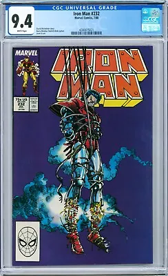Buy Iron Man #232 1988 Marvel CGC 9.4 Conclusion Of The Armor Wars Story Arc • 59.13£