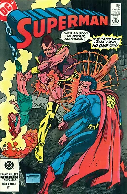 Buy Superman #392 By Bates Curt Swan Vartox Lana Lang Kane Bondage Cover NM/M 1984 • 7.99£