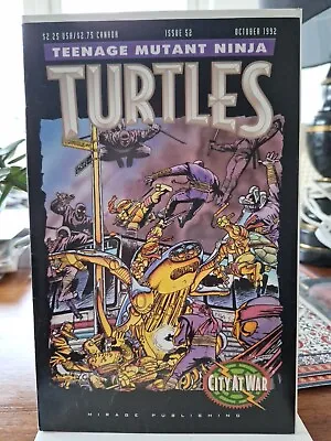 Buy Teenage Mutant Ninja Turtles #52 | Vf+ | 1992 | Original Series | City At War • 21.37£