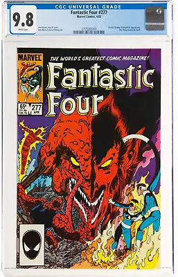 Buy CGC 9.8 FANTASTIC FOUR #277 White Page Doctor Strange & Mephisto App Marvel 1985 • 131.06£