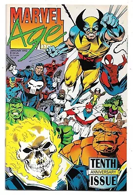 Buy Marvel Age #120 Tenth Anniversary Issue Wraparound Cover FN/VFN (1993) Marvel • 6£