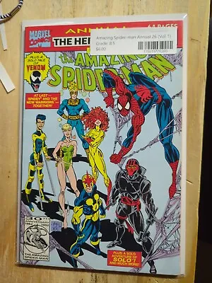 Buy The Amazing Spider-Man Annual #26/Marvel Comic Book/Solo Venom Story • 2.37£
