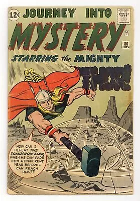 Buy Thor Journey Into Mystery #86 GD 2.0 1962 1st Full App. Odin • 163.90£