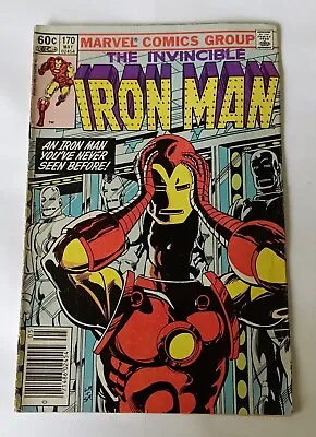 Buy Iron Man # 170 Marvel 1983 1st James Rhodes As Iron Man VF • 15.08£