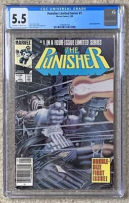 Buy Punisher Limited Series Issue #1 January 1986 CGC 5.5 Marvel • 79.05£