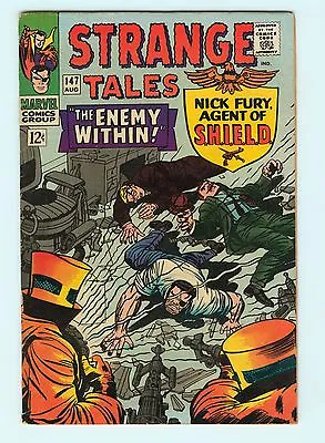 Buy Strange Tales #147 7.0 FN/VF Silver Age Marvel Comic Book Nick Fury Agent SHIELD • 17.19£