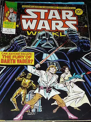 Buy Star Wars Weekly Comic - No 42 - Date 22/11/1978 - UK Marvel Comic • 7.50£
