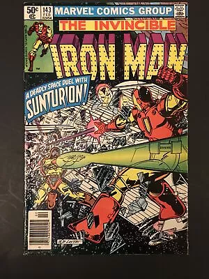 Buy Iron Man # 143 - 1st  App Of Sunturion!! Marvel Comics , Bronze Age Newsstand • 3.95£
