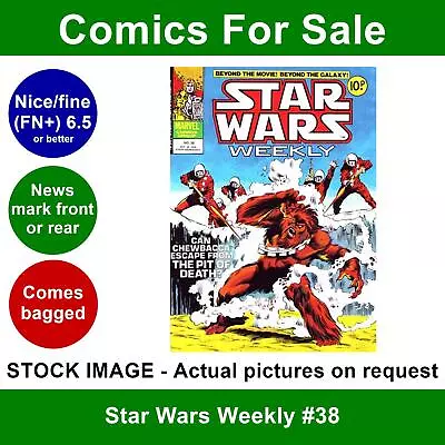 Buy Star Wars Weekly #38 Comic - Nice FN+ 25 October 1978 - Marvel UK • 4.99£