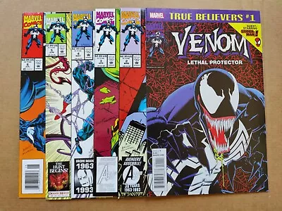 Buy Venom Lethal Protector 1 (Reprint) VF+ 2 VF/NM 3 VF 4 FN 5 VF 6 FN 1993 1-6 • 38.74£