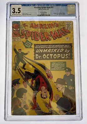 Buy Amazing Spider-Man #12 CGC 3.5 OW/W Pages Marvel Comics 1964 3rd App Doc Octopus • 309.95£