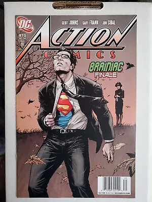 Buy Action Comics #870 Newsstand 1:50 Very Rare Death Of Pa Kent, Jonathan Kent DC  • 71.15£