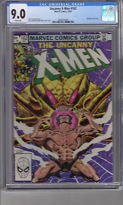 Buy Uncanny X Men #162 1982 9.0 CGC WP '1st App...CALISTO!  Smith Art • 47.97£