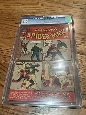 Buy Amazing Spider-man 4 - Cgc 3.0 Origin & 1st Appearance Of Sandman (1963) • 1,106.85£