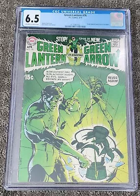 Buy Green Lantern #76 CGC 6.5 (OW-White) Early Neal Adams Classic Cover Iconic  • 549.47£
