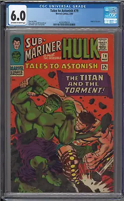 Buy Tales To Astonish #79 - CGC 6.0 - Hulk Vs. Hercules • 95.93£