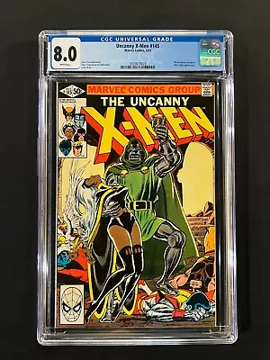 Buy Uncanny X-Men #145 CGC 8.0 (1981) - Doctor Doom - WHITE Pages • 59.13£