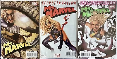 Buy Ms. Marvel #23, 27, 30, 2008, 3 Comic Bundle, Secret Invasion, Bagged/boarded • 12.99£