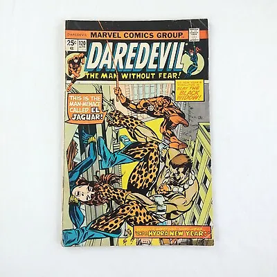 Buy Daredevil #120 Black Widow El Jaguar (1975 Marvel Comics) • 9.48£