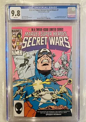 Buy Marvel Super Heroes Secret Wars #7 CGC 9.8 1st Julia Carpenter Spider-Woman • 354.93£