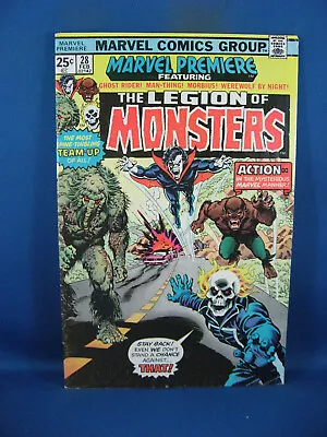 Buy Marvel Premiere 28 Vg F Legion Of Monsters Morbius Werewolf Marvel 1976 • 96.51£