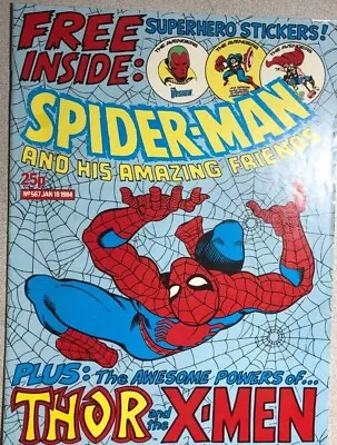 Buy SPIDER-MAN & HIS AMAZING FRIENDS #567 (1984) Marvel Comics UK FF VG+ • 11.85£