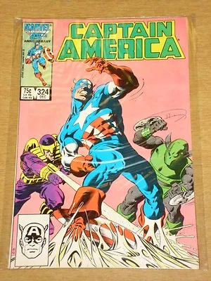 Buy Captain America #324 Marvel Comic High Grade Nice Condition December 1986 • 4.99£