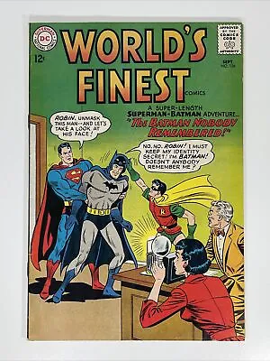Buy World's Finest #136 - The Batman Nobody Remembered (DC, 1963) • 39.98£