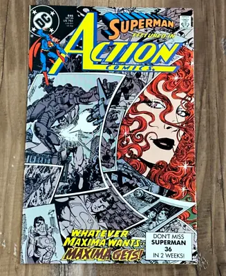 Buy Superman In Action Comics #645 1st Appearance Of Lady Maxima Aso Supergirl Dc • 5.60£