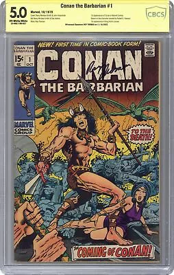 Buy Conan The Barbarian #1 CBCS 5.0 SS Roy Thomas 1970 23-0AE1106-037 1st Conan • 541.67£