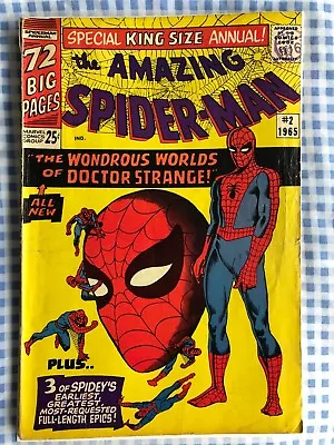 Buy Amazing SpiderMan Annual 2 (1965)1st App Of Xandu & Wand Of Watoomb. Dr Strange • 44.99£