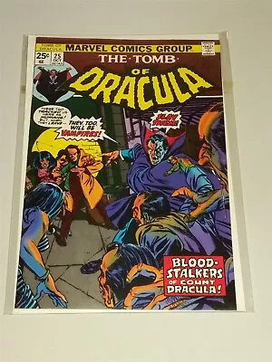 Buy Tomb Of Dracula #25 Nm (9.4 Or Better) Marvel Hannibal King 1st App October 1974 • 129.99£
