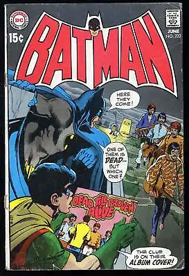 Buy Batman #222 DC 1970 (G/VG) Classic Neal Adams Beatles Cover! L@@K! • 95.57£