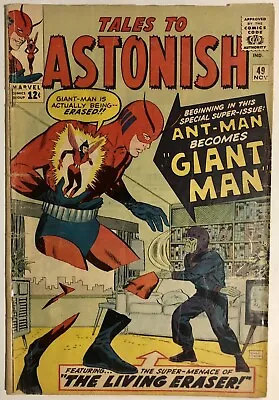 Buy Tales To Astonish #49 GD/VG 3.0 Silver Age 1963 Ant-Man Becomes Giant-Man KEY • 107.94£
