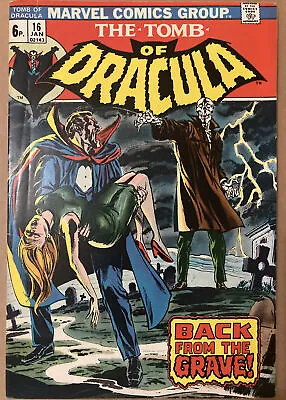 Buy The Tomb Of Dracula #16 Jan 1973 1st App Doctor Sun - Key -Return From The Grave • 19.99£