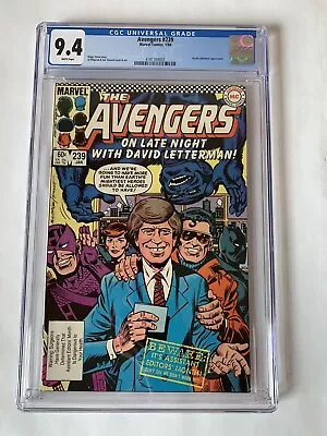 Buy Avengers #239 CGC 9.4 WHITE PAGES - David Letterman • 36.11£