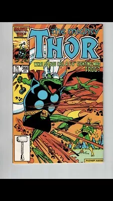 Buy THOR #366 (Mar 1986) Marvel 1st THROG COVER Simonson WHAT IF? Loki What If? • 27.75£