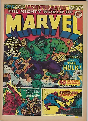 Buy MIGHTY WORLD OF MARVEL # 2 - 14 Oct 1972 - VF 8.0 - Hulk, Spider-Man, Fan Four • 49.95£