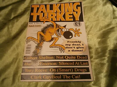 Buy TALKING TURKEY Vol No 3 (1991) Gilbert Shelton, Hunt Emerson, Smart Drugs VG+ • 4.49£