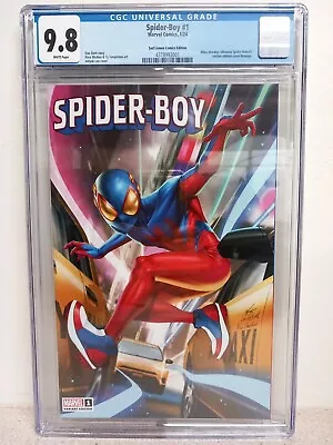Buy Rare Spider-boy #1 Inhyuk Lee Variant Cgc 9.8 🔥🔥 2024 • 30£