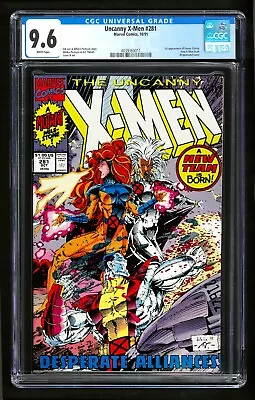 Buy Uncanny X-Men #281 CGC 9.6 WHITE Marvel 1991 First Print Key 1st Trevor Fitzroy • 31.32£
