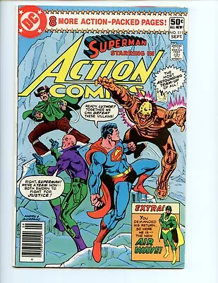 Buy Action Comics #511 Comic Book 1980 FN- Mark Jewelers Variant DC Superman • 5.59£