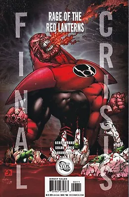 Buy FINAL CRISIS Rage Of The Red Lanterns (2008) #1 - 2 Cover Set - Back Issue • 24.99£