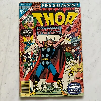 Buy THE MIGHTY THOR KING-SIZE ANNUAL #6 FN+ Marvel Comics 1977 • 9.49£