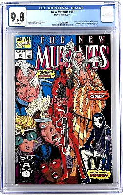 Buy NEW MUTANTS #98 (1991) CGC 9.8 1st Deadpool Liefeld Marvel Comics • 1,399£
