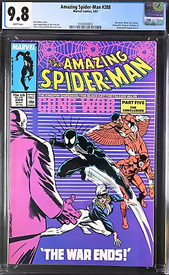 Buy AMAZING SPIDER-MAN #288 [1987] CGC 9.8 Daredevil Punisher WP Marvel Comics • 89.07£