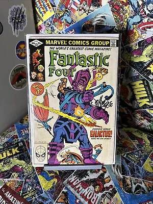 Buy Fantastic Four #243 Signed By J. Byrne W/o Coa | Classic Byrne Galactus Cover • 55.29£