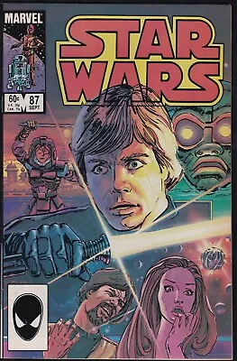 Buy Marvel Comics STAR WARS #87 1984 VF! • 8£